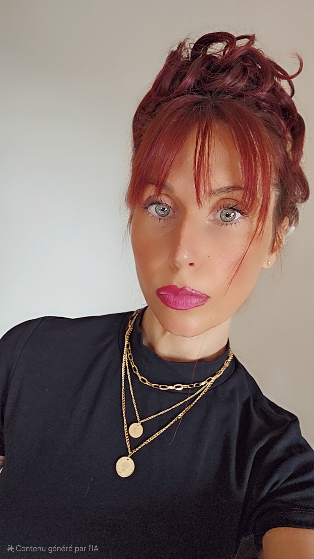 Collier multi avec breloque