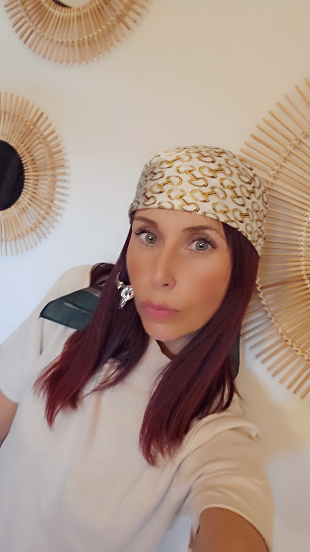 Carré de soie chaine