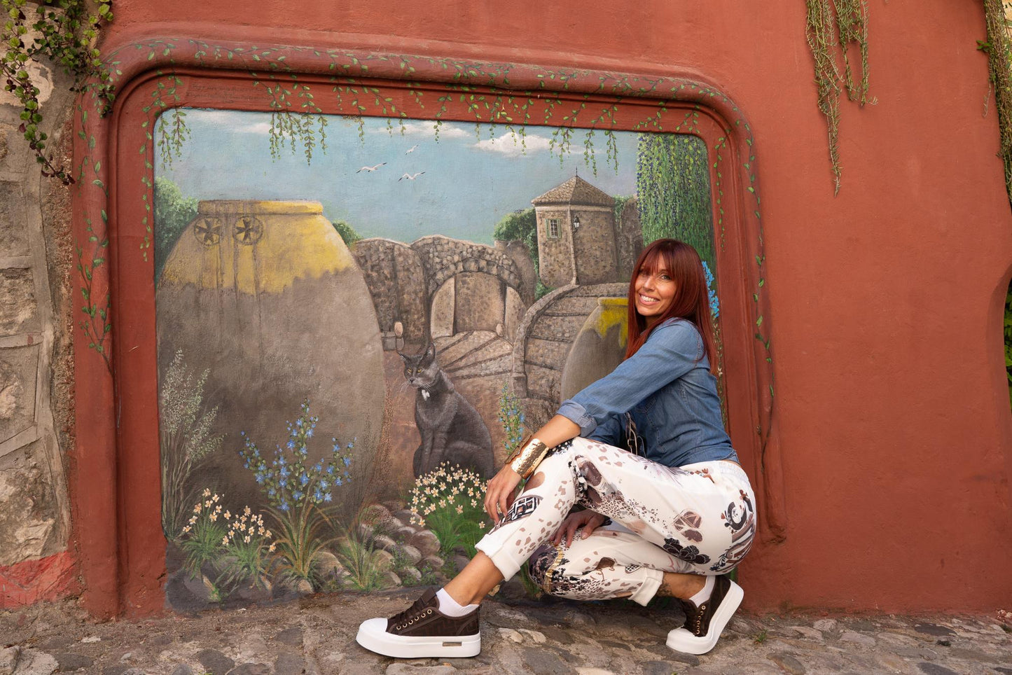 Pantalon jogg imprimé