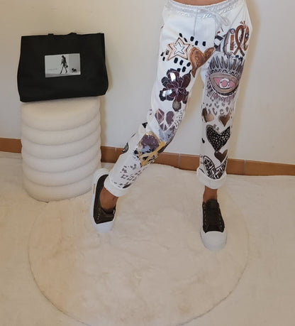 Pantalon jogg imprimé