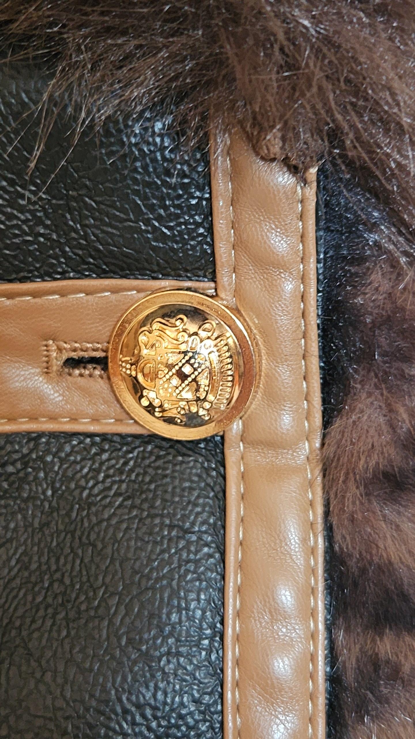 Manteau fourrure léopard