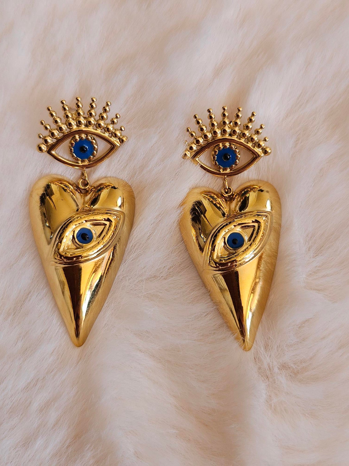 Boucles d'oreilles œil