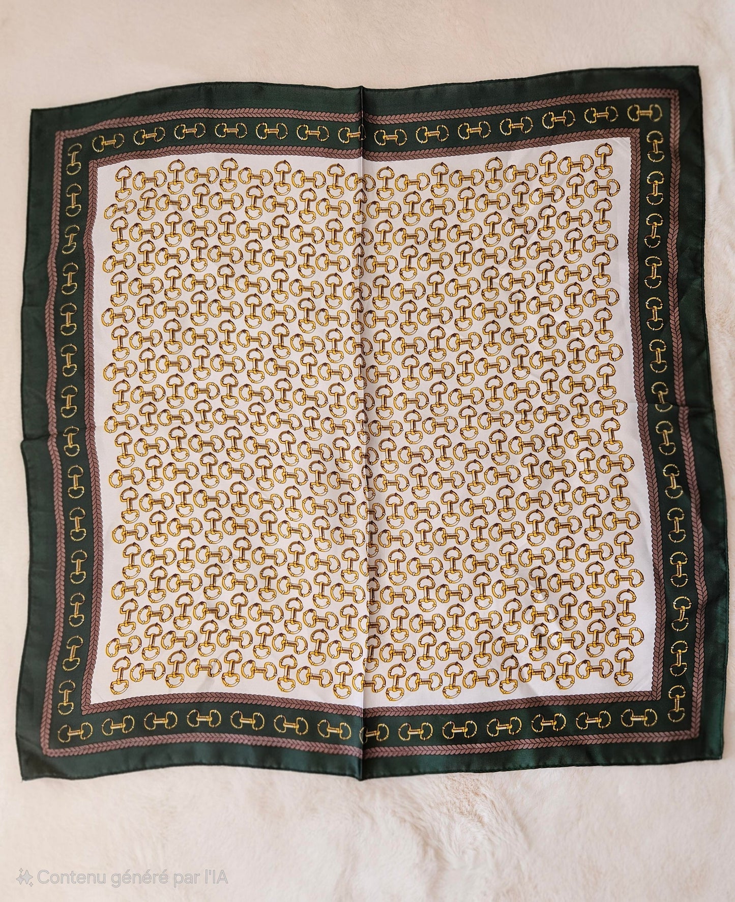 Carré de soie chaine