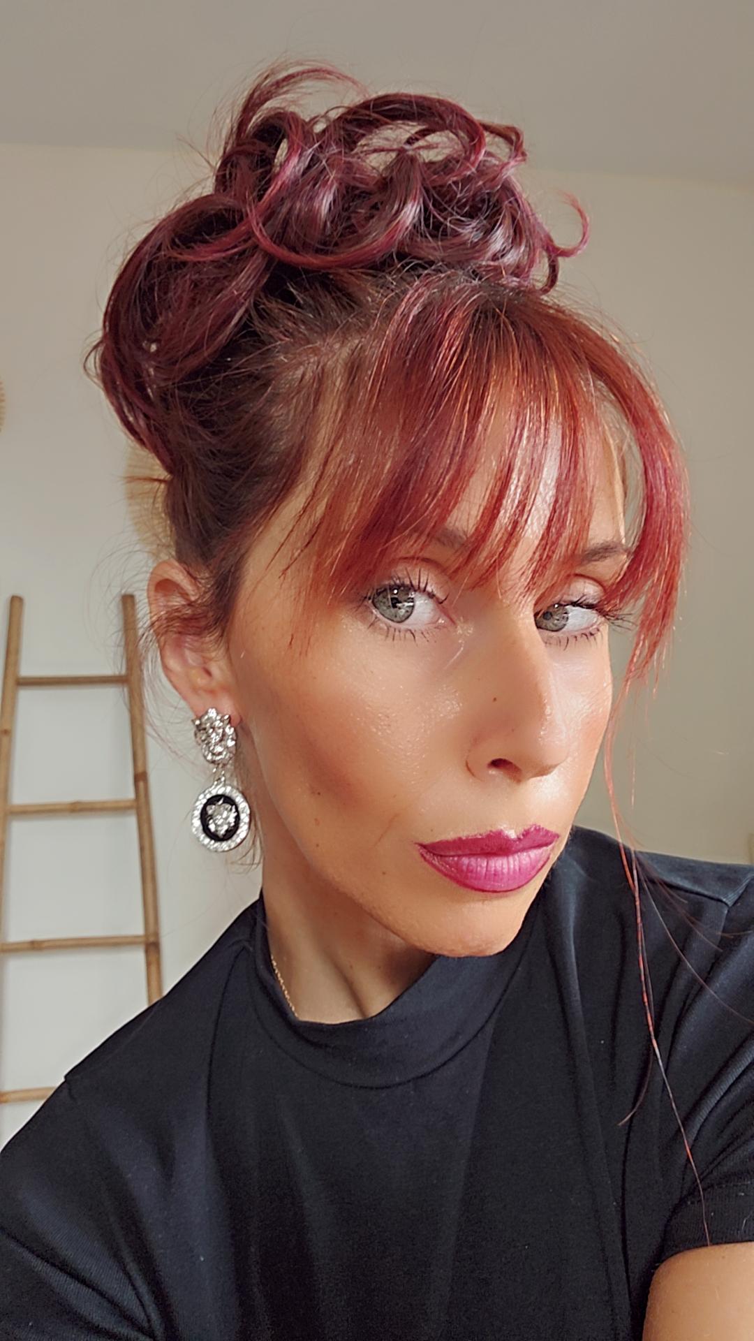 Boucles d'oreilles tête de lion argentées