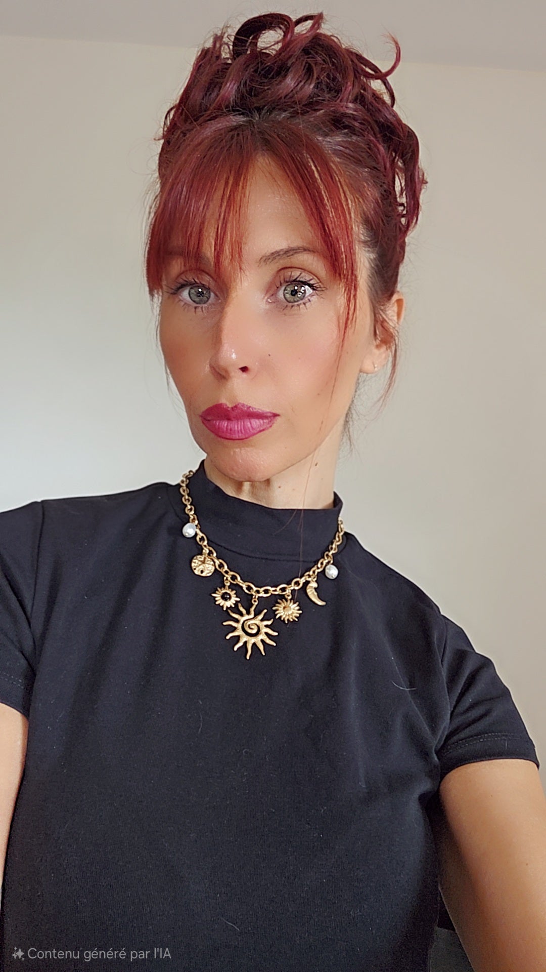 Collier Soleil et Lune